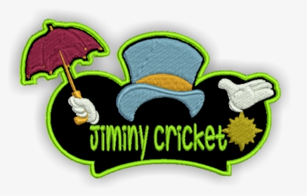 Image Of Jiminy Custom Iron-on Patch With Name - Cartoon, HD Png Download, Transparent PNG