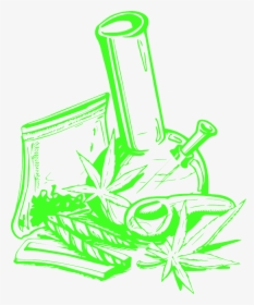 Cool Weed Logo Design, HD Png Download, Transparent PNG