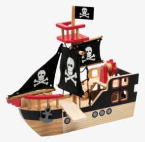 Pirate Boat - Bateau Pirate Bois Oxybul, HD Png Download, Transparent PNG