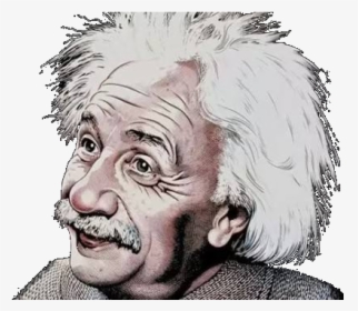 Albert Einstein T-shirt Smile - Cartoon Image Of Einstein, HD Png Download, Transparent PNG