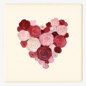 Rose Heart Wreath   Class Lazyload Lazyload Mirage - Garden Roses, HD Png Download, Transparent PNG