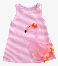 Petite Bello Dress 6-12 Months Pink Flamingo Dress - Kız Çocuk Flamingo Elbise, HD Png Download, Transparent PNG