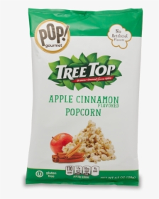 Pop Gourmet Tree Top Apple Cinnamon Flavored Popcorn - Tree Top Popcorn, HD Png Download, Transparent PNG