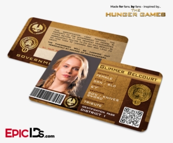 The Hunger Games Inspired Panem District 1 Identification - Stranger Things School Supplies, HD Png Download, Transparent PNG