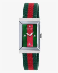 G-frame - Gucci Green And Red Watch, HD Png Download, Transparent PNG