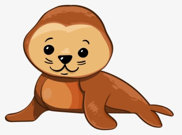 Cute Baby Seal - Cute Seal Clipart, HD Png Download, Transparent PNG