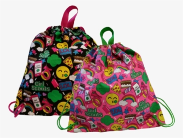 Girl Scout Emote Drawstring Bag - Shoulder Bag, HD Png Download, Transparent PNG
