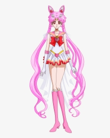 Sailor Moon Crystal Chibiusa Chibi Moon Grown Up By - Sailor Moon Chibi Chibiusa, HD Png Download, Transparent PNG