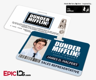 The Office Identification Badge-dunder Mifflin Sales - Dunder Mifflin Pam Name Tag, HD Png Download, Transparent PNG