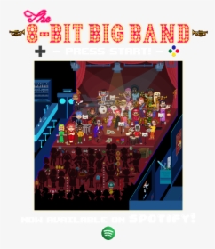 Poster Art Trans - 8 Bit Big Band, HD Png Download, Transparent PNG