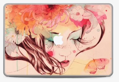 Blushing Girl Skin Macbook Pro 17” - Mirabilia Conrad Roset, HD Png Download, Transparent PNG