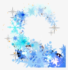Snowflake Blue Adobe Illustrator - Snowflake Png Transparent Blue Background, Png Download, Transparent PNG