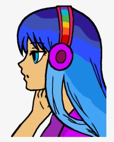Girl Who Loves Music, HD Png Download, Transparent PNG