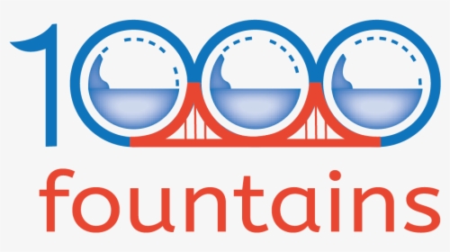 1000 Fountains Logo - Circle, HD Png Download, Transparent PNG