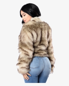 Fur Coat Download Free Png - Fashion Nova Fernanda Fur Coat, Transparent Png, Transparent PNG