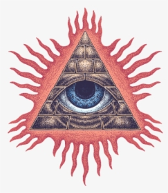 All Seeing Eye Pyramid Png - Freemasonry, Transparent Png, Transparent PNG
