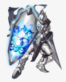 Transparent Knight Blue - Blue And Silver Knight, HD Png Download, Transparent PNG