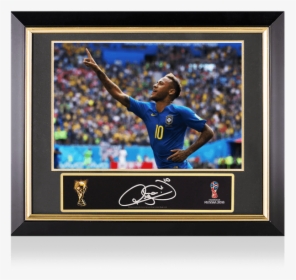 Neymar Jr Official Fifa World Cup™ Signed Plaque And - Neymar, HD Png Download, Transparent PNG