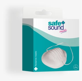 Safe And Sound Health Disposable Dust Mask - Safe And Sound Mask, HD Png Download, Transparent PNG
