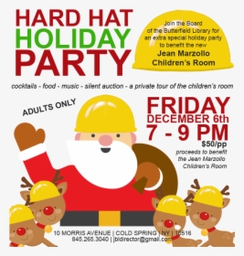 Hard Hat Holiday Party - Cartoon, HD Png Download, Transparent PNG