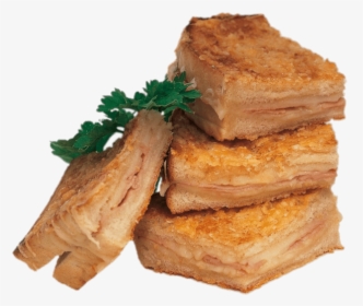 Pieces Of Croque Monsieur - Croque Monsieur, HD Png Download, Transparent PNG