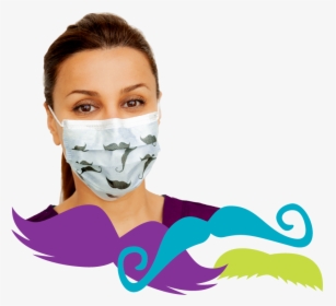 Primed Movember Mask - Illustration, HD Png Download, Transparent PNG