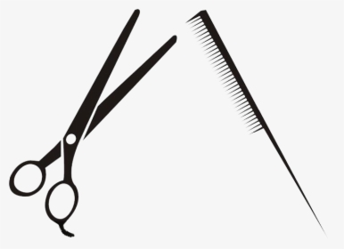 Comb Scissors Hair Care - Vector Hair Scissors Scissors Png, Transparent Png, Transparent PNG