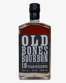Backbone Old Bones 10 Yr Reserve Bourbon - Glass Bottle, HD Png Download, Transparent PNG