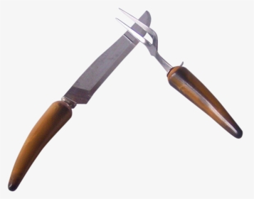 Transparent Fork And Knife Png - Carving Knife And Fork Png, Png Download, Transparent PNG