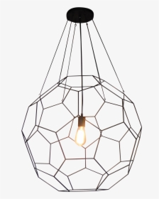 Truncated Icosahedron Pendant Light Chairish - Chandelier, HD Png Download, Transparent PNG