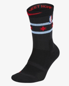 Nike Nba Chicago Bulls Elite Crew Socks For £15 - Bulls Elite Socks, HD Png Download, Transparent PNG