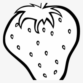 Strawberry Clipart Black And White Strawberry Clipart - Strawberry Black And White, HD Png Download, Transparent PNG
