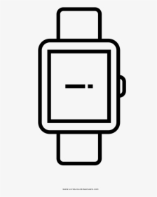 Iwatch Coloring Page - Line Art, HD Png Download, Transparent PNG