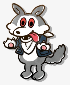 Enemy Wolf - Cartoon, HD Png Download, Transparent PNG