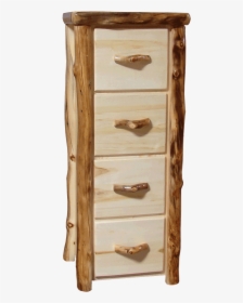 Aspen Log 4 Drawer File Cabinet - Chest Of Drawers, HD Png Download, Transparent PNG