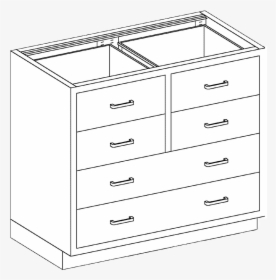 Blickman Built In Cabinet Dr35hs   Title Blickman Built - Chest Of Drawers, HD Png Download, Transparent PNG