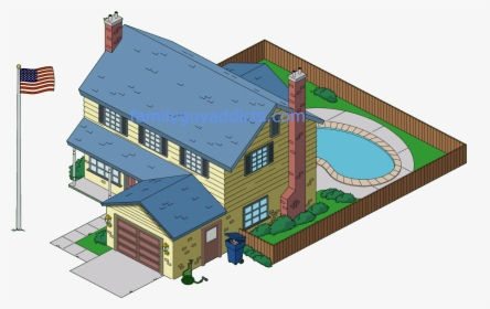 Smith House - Family Guy House, HD Png Download, Transparent PNG