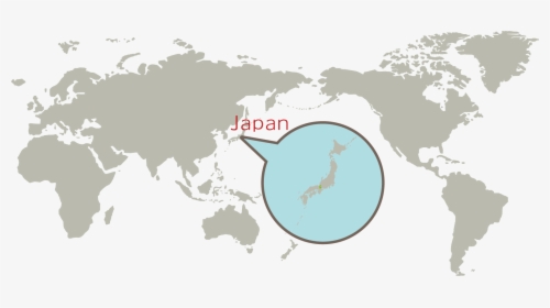 Outside Japan - World Map, HD Png Download, Transparent PNG