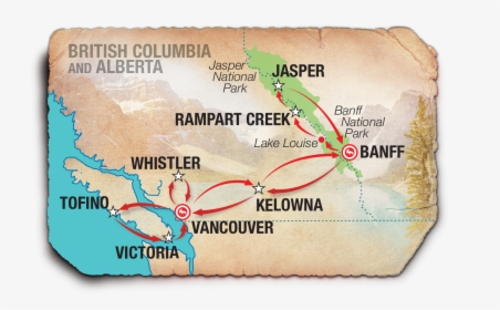 Map 2019 Widget - Best Of West Canada Road Trip, HD Png Download, Transparent PNG