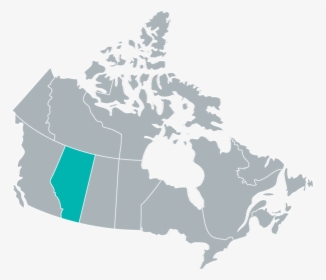 Canada-map - Gold Location In Canada, HD Png Download, Transparent PNG
