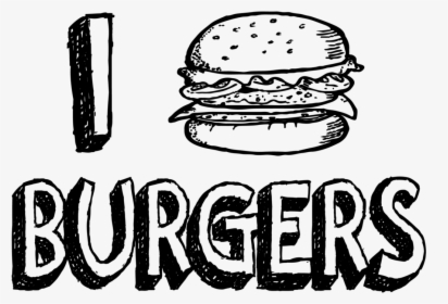 Love Burgers Png, Transparent Png, Transparent PNG