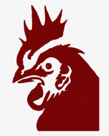 Chicken Face Black And White Clipart, HD Png Download, Transparent PNG