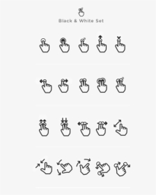 Flat Gesture Icons Pack Free Psd Eps, HD Png Download, Transparent PNG