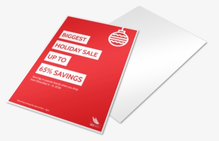 Big Sale Holiday Marketing Flyer Template Preview - Graphic Design, HD Png Download, Transparent PNG