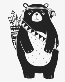 Woodland Bear Decals For Nursery, HD Png Download, Transparent PNG