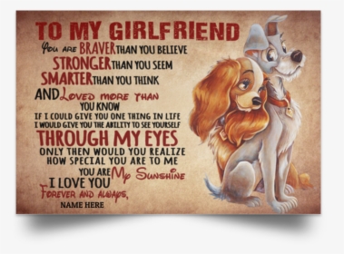 Lady And The Tramp Quote Poster, HD Png Download, Transparent PNG