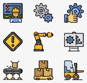 Industry Clipart Manufacturing Industry - Icon, HD Png Download, Transparent PNG