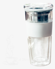 Double Walled Glass Filtering Tea Tumbler With Heat-proof - Glass Bottle, HD Png Download, Transparent PNG