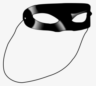 Mask Clipart Cowboy - Domino Mask, HD Png Download, Transparent PNG