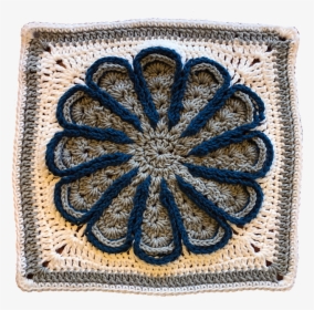 6 Free Crochet Flower Granny Square Patterns Featuring - Crochet Square Pattern Flower, HD Png Download, Transparent PNG
